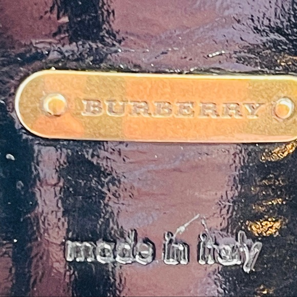 Burberry Bridle Huntley Black Platform Heel Sandals - Picture 15 of 16